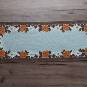 Vintage floral printed acrylic Hilja designers signature table mat, Scandinavian vintage textile , vintage housewarming , placemats (T9)