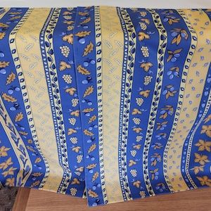 Pair of vintage cotton cafe curtains, kitchen cafe curtains, Vintage fabric printed cafe curtains , House warming (T4)
