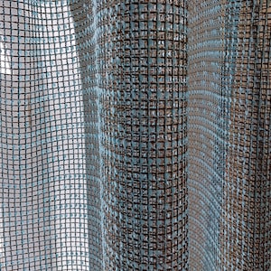 Paire de voilages vintage, panneaux de rideaux translucides, rideaux tissés, rideaux de fenêtre, rideaux de chambre (T8)