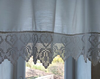 Vintage Classic valance curtain, retro valance curtain (T7)