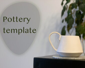 Printable Template for Pottery / Digital Template / With or Without ...