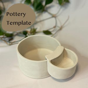 Transformer set of bowls - digital template for slab pottery