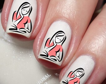 Book Lovers Nail Art Decal Sticker