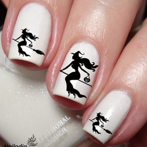 Halloween Witch Nail Art Decal Sticker