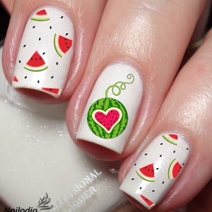 Watermelon Lovers Nail Art Decal Sticker