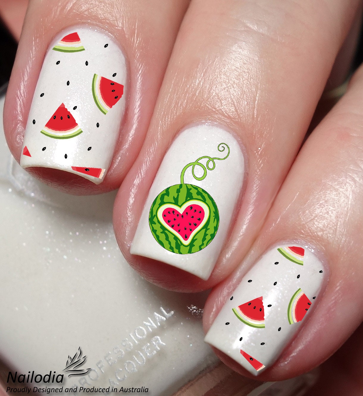 Watermelon Lovers Nail Art Decal Sticker - Etsy Israel