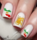I Love Iran Nail Art Decal Sticker - Persian Flag product logo
