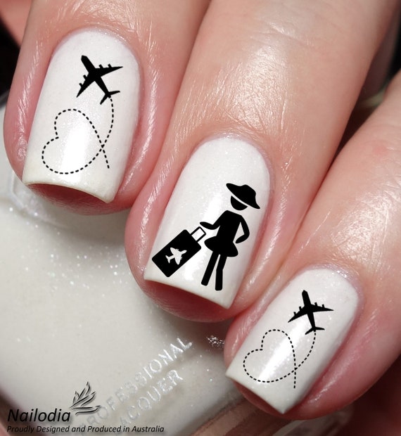 summer beach nails
