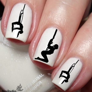 Aerial Hoop Lyra Nail Art Decal Sticker image 3