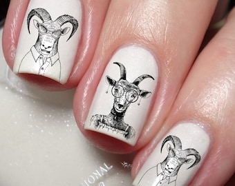 Goat Lovers Nail Art Decal Sticker