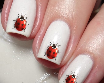 Lieveheersbeestje Lieveheersbeestje Lieveheersbeestje Nail Art stickersticker