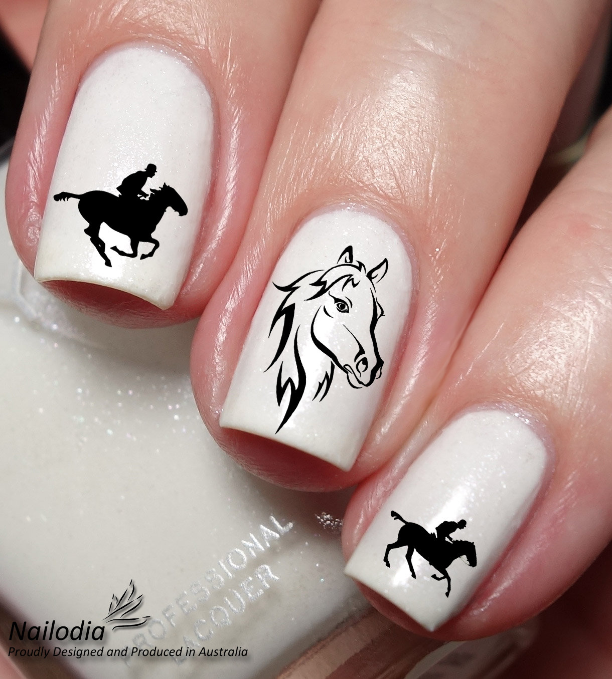 Horse Racing & Jockey Nail Art Decal Sticker - Etsy Finland