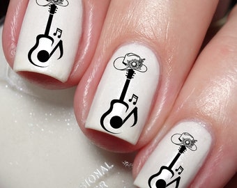 Stickers Nail Art Décalcomanies - Bandes Partitions De Musique - Lot Neuf France
