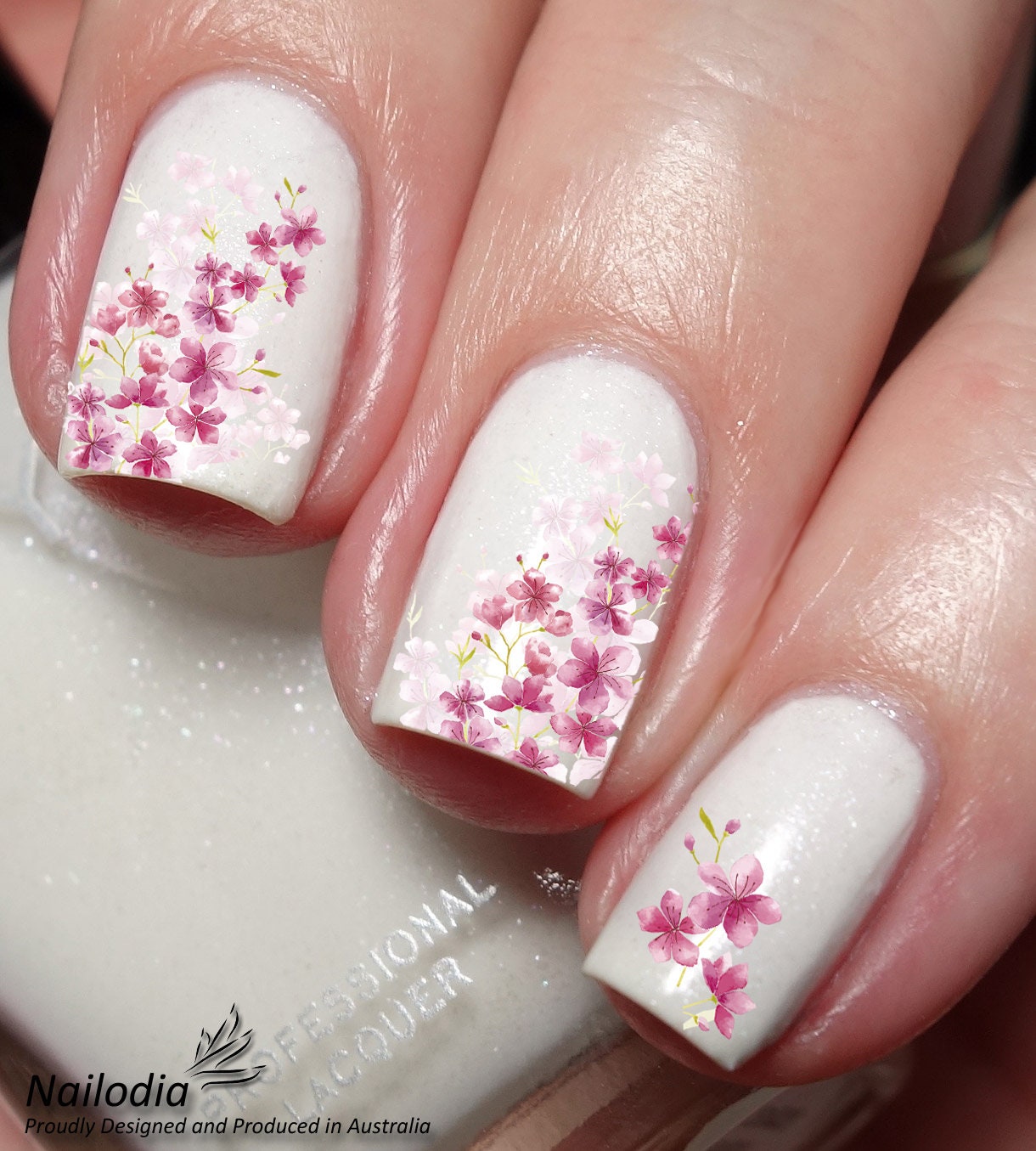 Cherry Blossom & Tree Nail Art Decal Sticker - Etsy