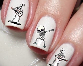 Meme Skeleton Nail Art Decal Sticker