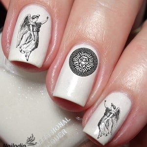 Ancient Roman Warrior Nail Art Decal Sticker image 3