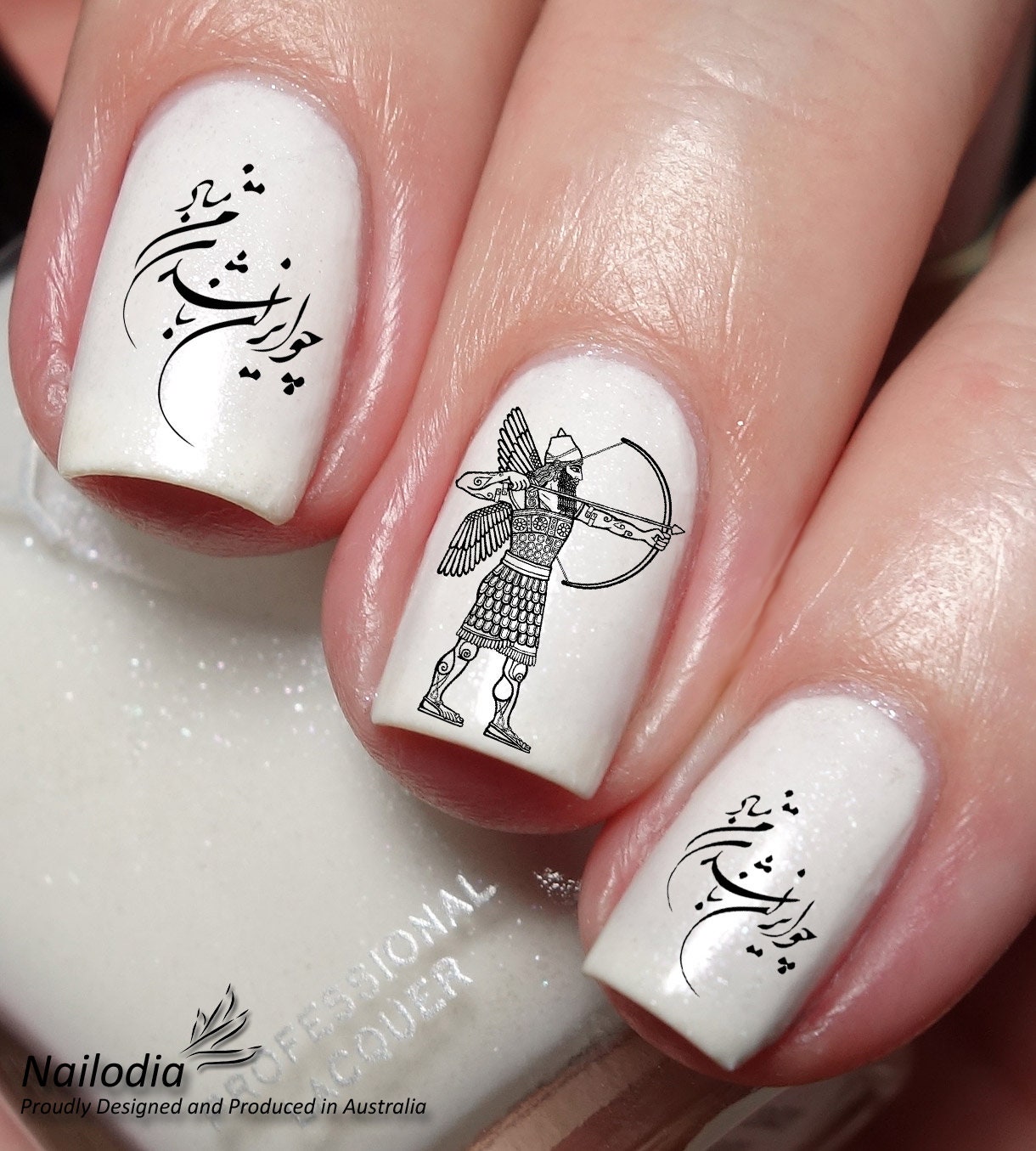 Arabic nail art by KikyBee on DeviantArt