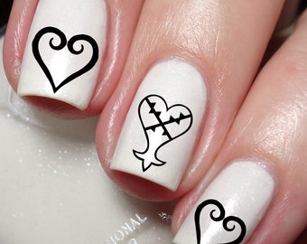 Kingdom Heart Inspired Nail Art Decal Sticker