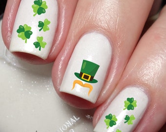 St Patrick's Day Nail Art Decal Sticker