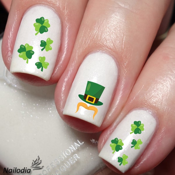 St Patrick's Day Nail Art Decal Sticker