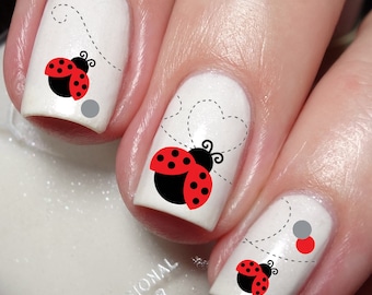 Lieveheersbeestje Lieveheersbeestje kevers Bug Nail Art stickersticker