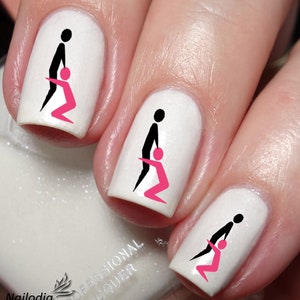 Lustige Penis Vagina Nail Art Aufkleber Sticker - Etsy.de