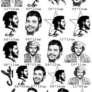 Ernesto Che Guevara Nail Art Decal Sticker image 10
