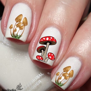 Mushroom Nail Art Decal Sticker image 3