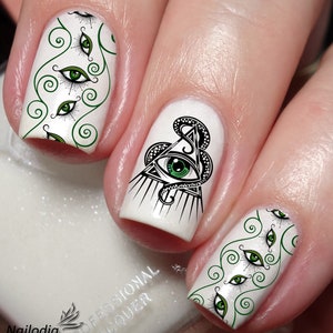 Masonic Eye Nail Art Decal Sticker