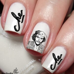Ernesto Che Guevara Nail Art Decal Sticker image 3