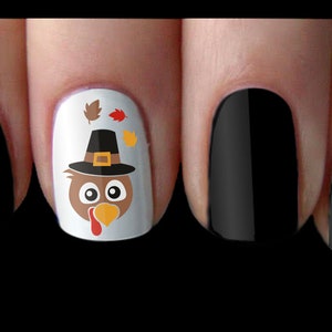 Thanksgiving Nail Art Decal Sticker - Etsy