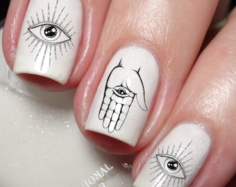Esoteric Eye Nail Art Decal Sticker