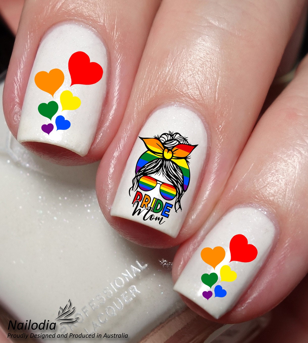 lgbt nail designs