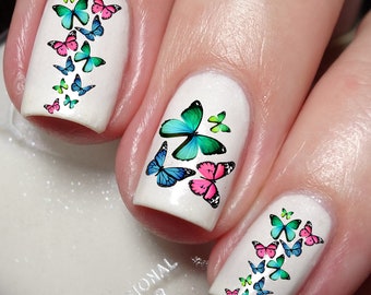 Butterfly Nail Art Decal Sticker