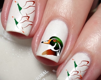 Wild Duck Nail Art Decal Sticker