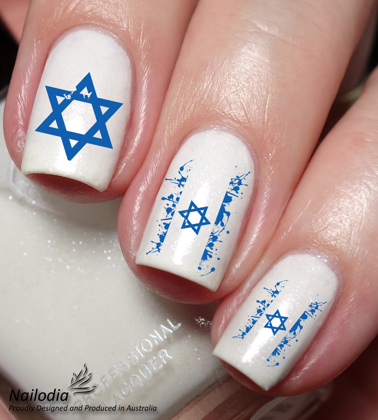 Inspired By A Flag : Day 28, The 31 Day Nail Art Challenge