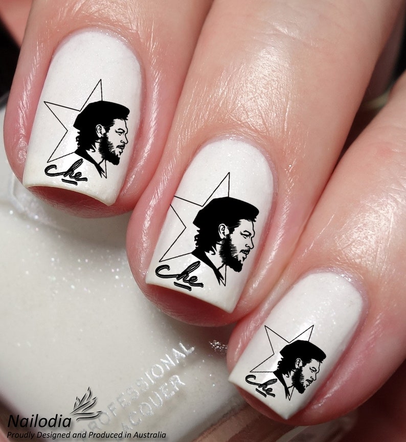 Ernesto Che Guevara Nail Art Decal Sticker image 5