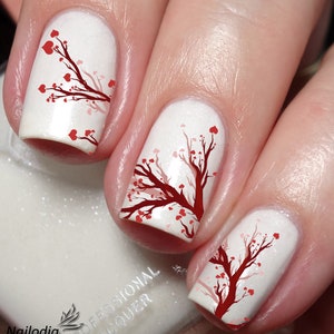 Valentine&#39;s Day Love Tree Nail Art Decal Sticker