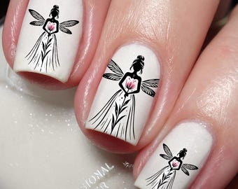 Schmetterling Engel Nail Art Sticker