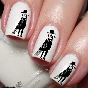Bird Lovers Nail Art Decal Sticker