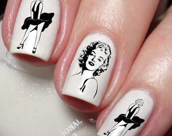 Marilyn Monroe Nail Art Decal Sticker