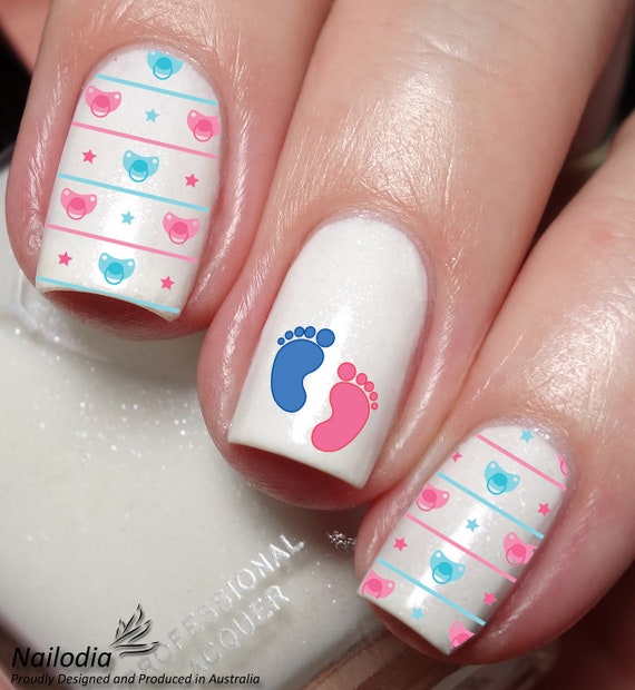 NAILS BY METS | London based Nail Artist — Baby shower nails for @naidz87!  She is having a...