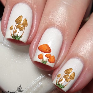 Mushroom Nail Art Decal Sticker