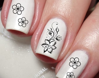 Cherry Blossom Nail Art Decal Sticker