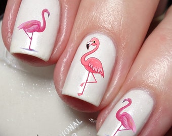 Flamingo Nail Art Decal Sticker