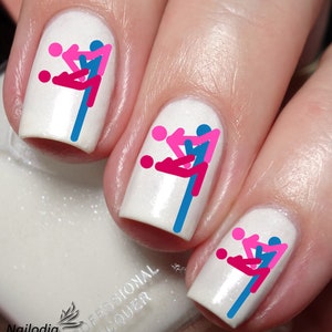Threesome Sex Position Nail Art Decal Sticker - Etsy