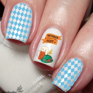 Oktoberfest Nail Art Decal Sticker