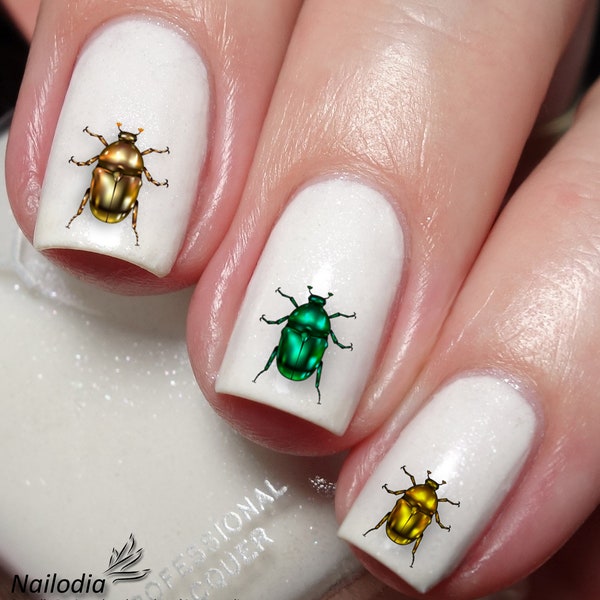 Beetle Bug Nail Art Decal Sticker