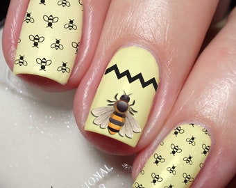 Stickersticker Honey Bee Lovers Nail Art