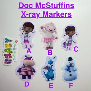 マクスタフィンズ ドック X線マーカー、鉛 X線マーカー、放射線技師、画像マーカー、放射線技師ギフト、画像インジケーター、楽しい X線マーカー、漫画マーカー